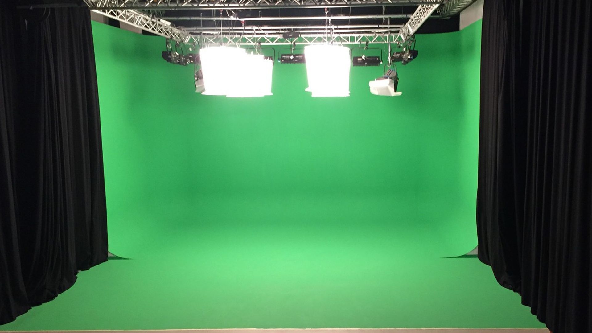 TMT Filmstudio 1 mit Greenbox für Green Screen